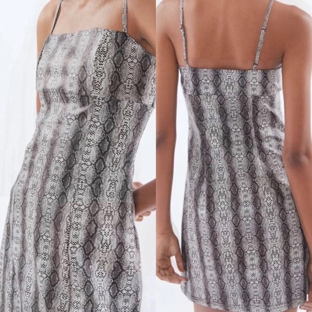 Urban Outfitters Snakeskin Print Dress Spaghetti Strap